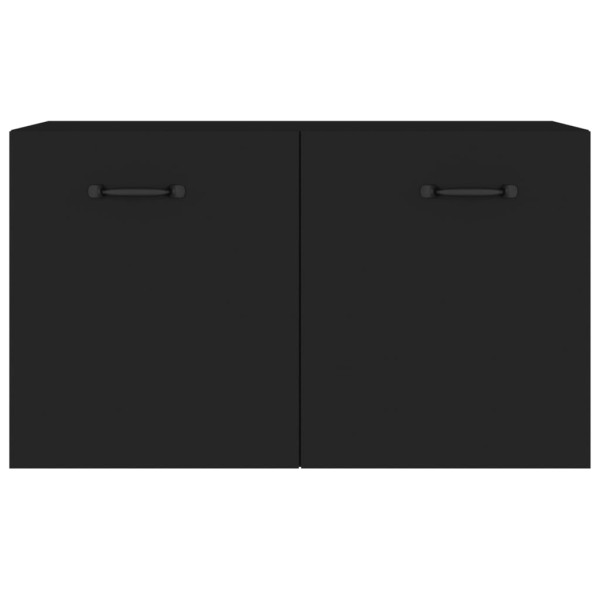 Armário parede 60x36.5x35 cm derivados de madeira preto M 3
