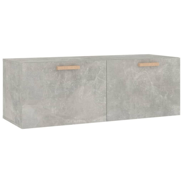 Armario pared madera contrachapada gris hormigón 100x36.5x35 cm M 2