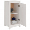 Aparador de madera maciza de pino blanco 40x35x80 cm 4