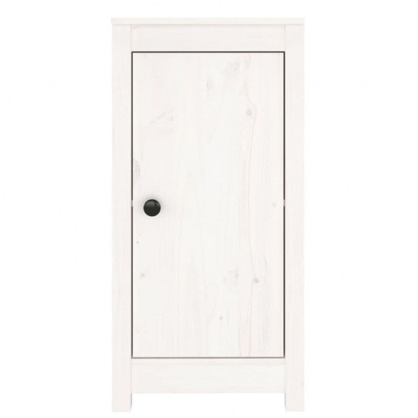 Aparadores 2 uds madera maciza de pino blanco 40x35x80 cm M 5