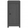 Aparadores 2 uds madera maciza de pino gris 40x35x80 cm 5