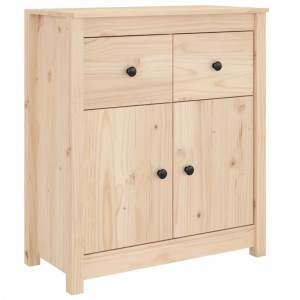 Aparador de madera maciza de pino 70x35x80 cm H