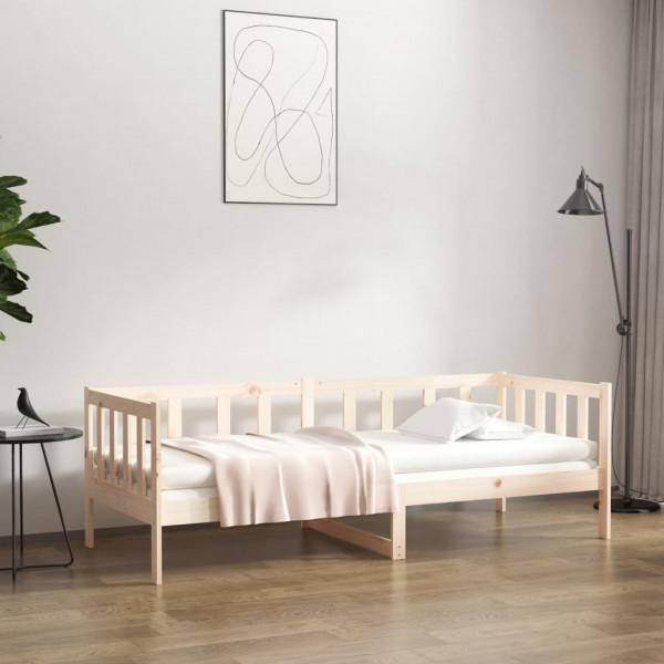Sofá cama madera maciza de pino 90x190 cm D
