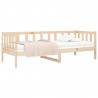 Sofá cama madera maciza de pino 90x190 cm 3