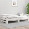 Estrutura sofá-cama de puxar sem colchão 90x190 cm branco 4
