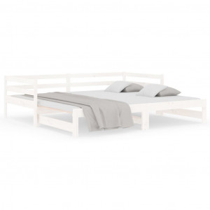 Estrutura sofá-cama de puxar sem colchão 80x200 cm branco H