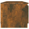 Mueble para TV madera contrachapada roble ahumado 140x40x35.5cm 4