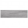 Mueble de TV madera contrachapada gris Sonoma 140x40x35.5 cm 5
