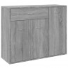 Aparador de madera contrachapada gris Sonoma 88x30x70 cm 2