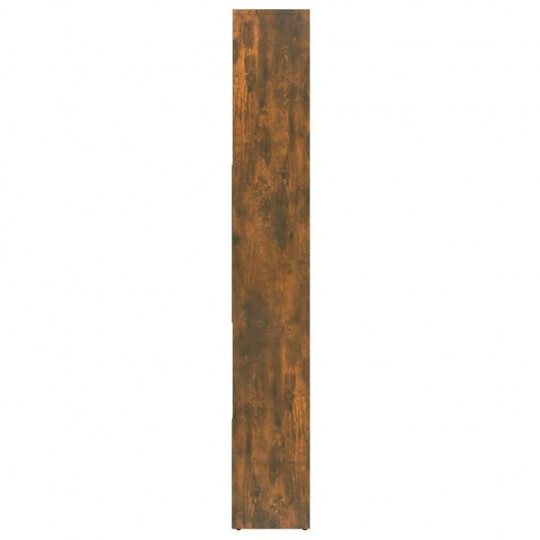 Estantería madera contrachapada color roble ahumado 67x24x161cm M 4