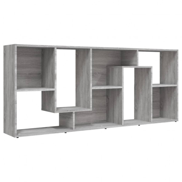 Estantería de madera contrachapada gris Sonoma 67x24x161 cm M 5