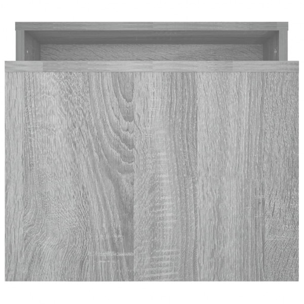 Set mesa de centro madera contrachapada gris Sonoma 100x48x40cm M 5
