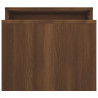 Set mesas centro madera contrachapada roble marrón 100x48x40 cm 5