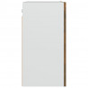 Armario colgante madera contrachapada roble ahumado 50x31x60 cm 5