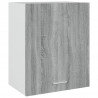 Armario colgante madera contrachapada gris Sonoma 50x31x60 cm 2