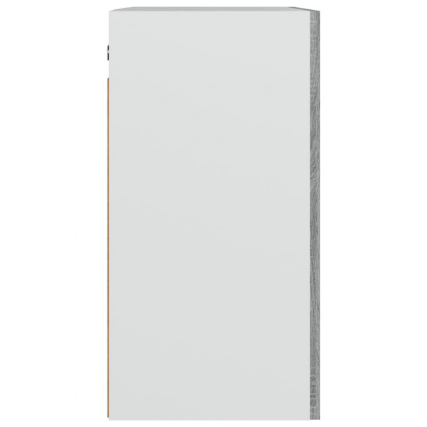 Armario colgante madera contrachapada gris Sonoma 50x31x60 cm M 5