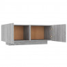 Mueble de TV madera contrachapada gris Sonoma 100x35x40 cm 4