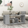 Mesa de centro madera contrachapada gris Sonoma 100x50x40 cm 1