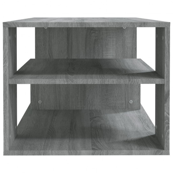 Mesa de centro madera contrachapada gris Sonoma 100x50x40 cm M 4