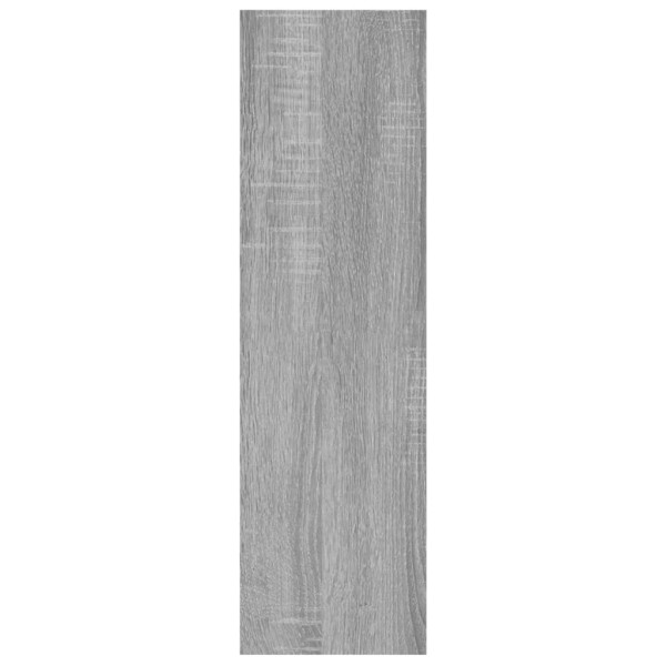 Estantería de pared madera contrachapada gris sonoma 75x16x55cm M 4