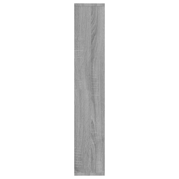 Estantería de pared madera contrachapada gris Sonoma 36x16x90cm M 5