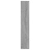 Estantería de pared madera contrachapada gris Sonoma 36x16x90cm 5