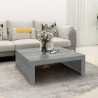 Mesa de centro madera contrachapada gris Sonoma 100x100x35 cm 1