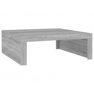 Mesa de centro 100x100x35 cm derivados de madeira cinza sonoma H