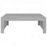 Mesa de centro 100x100x35 cm derivados de madeira cinza sonoma 3
