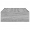 Mesa de centro madera contrachapada gris Sonoma 100x100x35 cm 4