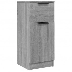 Aparador de madera contrachapada gris Sonoma 30x30x70 cm H