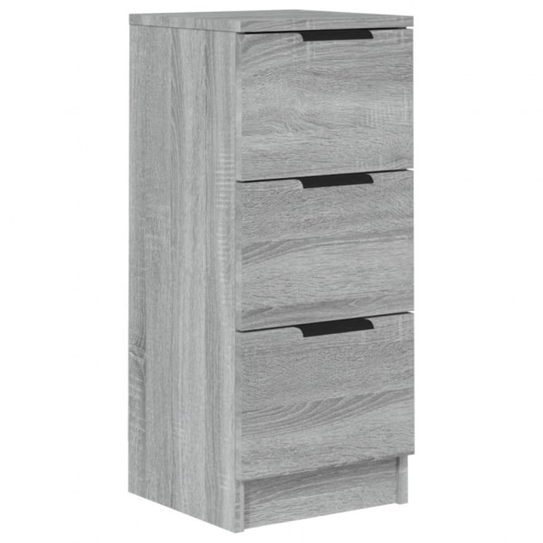Aparador de madera contrachapada gris Sonoma 30x30x70 cm M 2