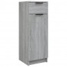 Armario de baño madera contrachapada gris Sonoma 32x34x90 cm 2