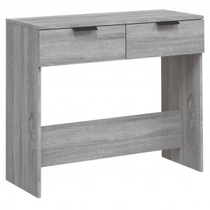 Mesa consola 90x36x75 cm derivados de madeira cinzento sonoma H