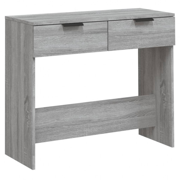 Mesa consola 90x36x75 cm derivados de madeira cinzento sonoma M 2
