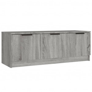 Mueble de TV madera contrachapada gris Sonoma 102x35x36.5 cm H