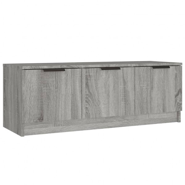 Mueble de TV madera contrachapada gris Sonoma 102x35x36.5 cm M 2