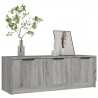 Mueble de TV madera contrachapada gris Sonoma 102x35x36.5 cm 5