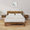 Mesitas de noche de pared 2 uds color roble ahumado 34x30x20 cm 1