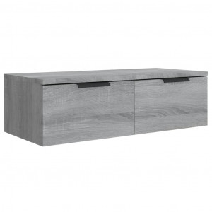 Armario de pared madera contrachapada gris Sonoma 68x30x20 cm H