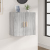 Armario de pared madera contrachapada gris Sonoma 60x30x60 cm 1