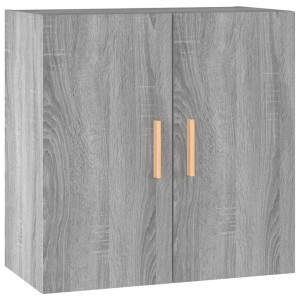 Armario de pared madera contrachapada gris Sonoma 60x30x60 cm H