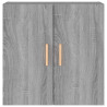 Armario de pared madera contrachapada gris Sonoma 60x30x60 cm 5