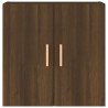 Armario de pared madera contrachapada marrón roble 60x30x60 cm 5