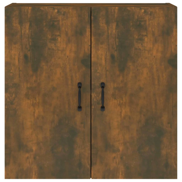 Armario de pared madera contrachapada roble ahumado 60x31x60 cm M 3