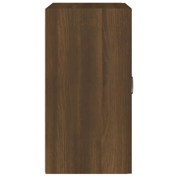 Armario de pared madera contrachapada marrón roble 60x31x60 cm M 4