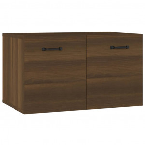 Armario pared madera contrachapada marrón roble 60x36.5x35 cm H
