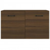 Armario pared madera contrachapada marrón roble 60x36.5x35 cm 3