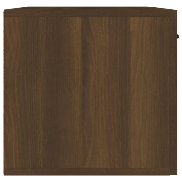 Armario pared madera contrachapada marrón roble 60x36.5x35 cm M 5