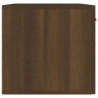 Armario pared madera contrachapada marrón roble 60x36.5x35 cm 5